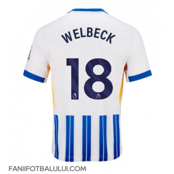 Brighton Danny Welbeck #18 Tricou Fotbal Replică 2024-25 Barbati Acasa